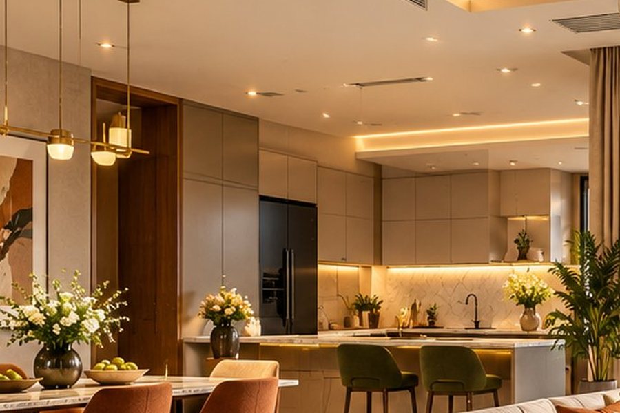 Open-plan dining area – L&T Realty Sector 86 Gurgaon