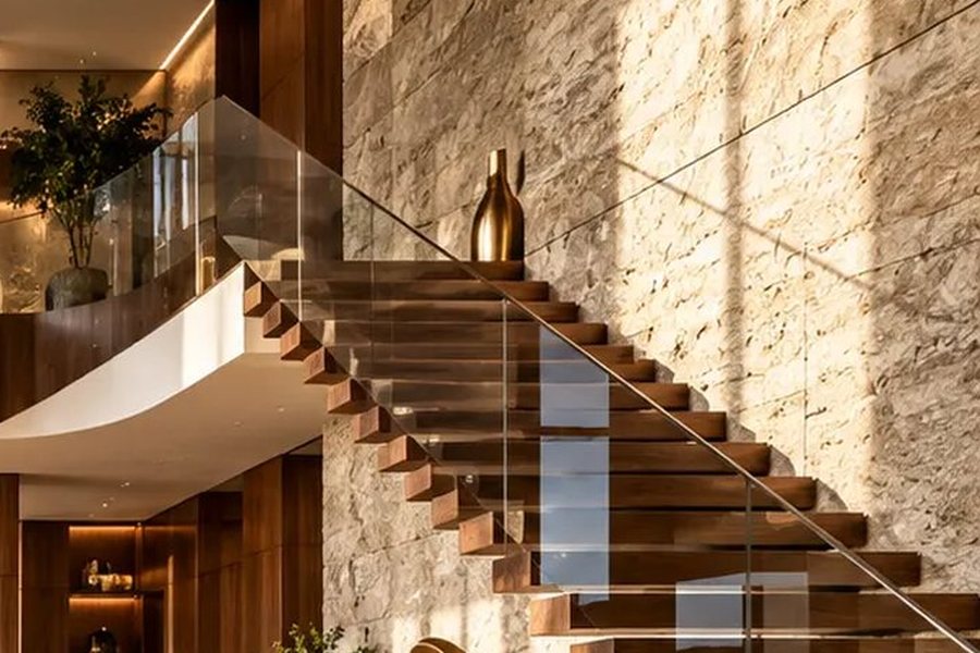 Feature staircase and double-height living space – L&T Realty Sector 86 Gurgaon