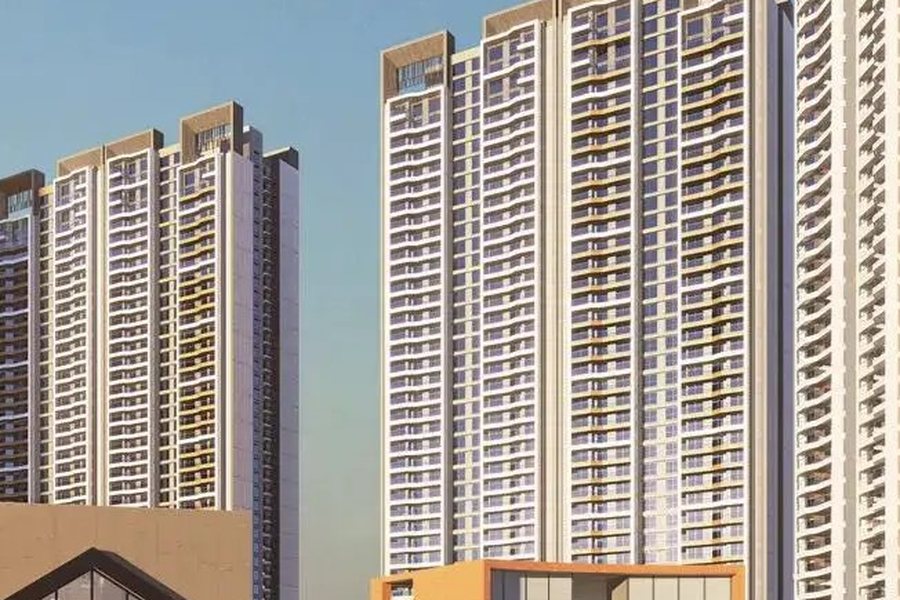 Residential towers rising above landscaped lawns – L&T Realty Sector 86 Gurgaon