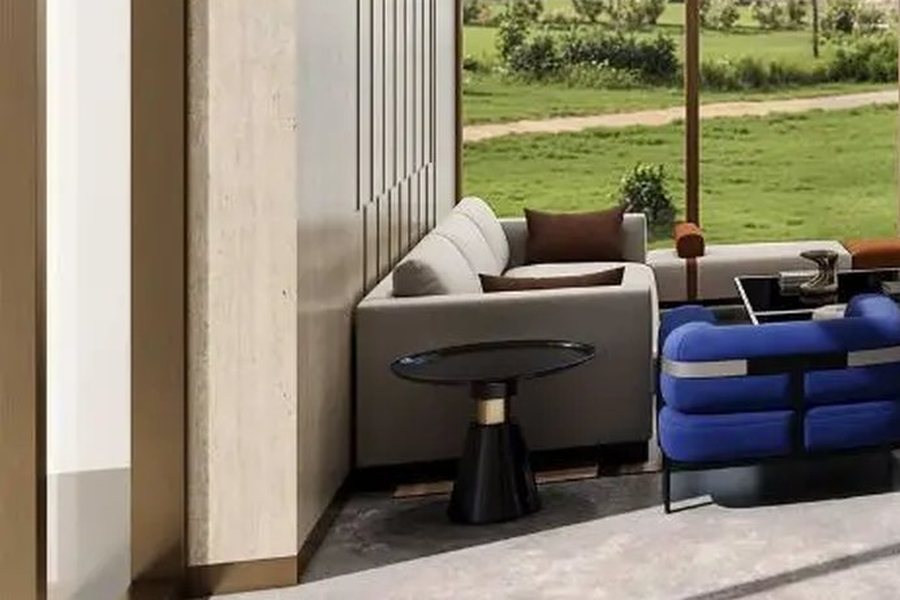 Residents’ lobby seating – match promoter details – L&T Realty Sector 86 Gurgaon