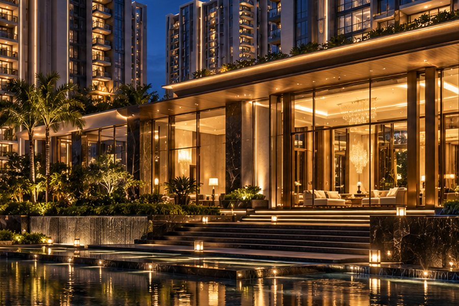 L&T Realty Sector 86 Gurgaon clubhouse entrance